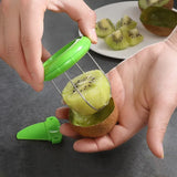 1007GG Creative Kiwi Cutter Knife Kitchen Fruit Slicer Peeler Scooper Detachable Salad Cooking Tools Lemon Kiwi Peeling Kitchen Gadgets