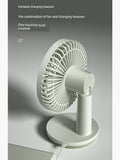 Gree Electric Fan Mute USB Rechargeable Small Fan Portable Mini Handheld Portable Small Clipping Fan Student Dormitory