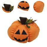 0709BA Halloween Pumpkin Ornament Home Decor Fall Harvest Thanksgiving Evil Pumpkins Statue Desk Collectibles Fall Simulated Pumpkin