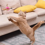 2307GP Interactive Cat Toys Funny Feather Teaser Stick with Bell Pets Collar Kitten Playing Teaser Wand Training Toys for Cats Supplies