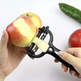 1007GG 3 in 1 Kitchen Gadget Accessories Potato Peeler Multifunctional 360 Degree Rotary Vegetable Peeler Cutter Melon Planer Grater