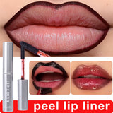 Waterproof Lip Liner Peel Off Tattoo Lipgloss Long Lasting Matte Lip Tear-off Lips Stain Tint Brown Contour Cosmetic Original