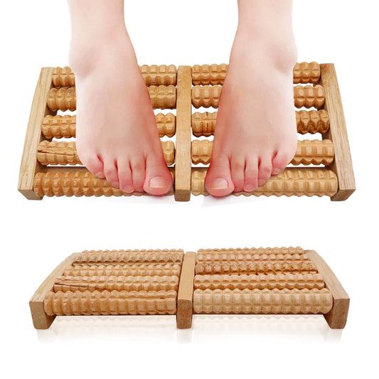 Wooden Foot Massage Roller