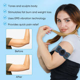 Neck Mini Electric Lcd Massage Ems 8 Body Relief Patch Mode Massager Rechargeable Portable 1pc Back Display Pain Muscles Relax