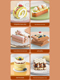 Afternoon Tea Gourmet Dessert Cake Chocolate Creative Assemble Building Blocks Cute Ornaments Toys Girls Gifts