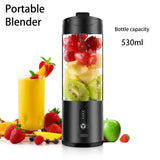 Portable Blender Smoothies 530Ml Personal USB Rechargeable 150W Mini Fresh Juice Blender For Smoothies Electric Juicer Mixer
