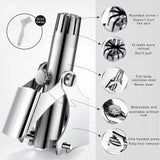 Manual Nose Hair Trimmer Portable Nose and Ear Hairs Trimmer Stainless Steel Washable Unisex Cleaner Personal Care Appliances