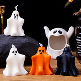 1009BA Halloween 3D Ghost Silicone Candle Mold Multi Style Spectre Soap Resin Mould Chocolate Cake Decor Painting Plaster Festival Gift