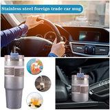 Tumbler Stainless Steel Water Bottle with Straw Home Cute Thermos Vacuum Flask Coffee Mug with Lid 900ml Thermal Cup for Car