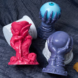 2808BA 2808BA New Rose Hand Silicone Candle Mold DIY Ghost Claw Demon Hand Holding Ball Scented Making Mould Halloween Gifts Craft Party Decor