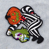 1009BA Halloween Pumpkin Patches For Clothing Horror Embroiedered Patches On Clothes Iron On Patch For Backpack/Jecket Sticker Badge