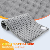 58*29cm Electric Heating Pad Massager Therapy for Body Abdomen Back Pain Relief Winter Warmer Blanket Thermal Massage Mat