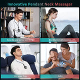 Mini Smart Hanging Neck Shoulder Cervical Spine Massager Mini Portable Hot Compress Neck Artifact Dredging Neck Protector