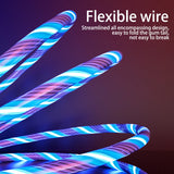 1.2M 3 IN 1 LED Glowing Phone Charger Cable