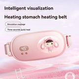 Warm massage waist belt for girls during menstruation, Auntie Nuan Gong Bao intelligent heating and waist protection massager