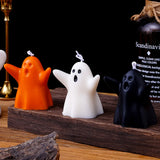 1009BA Halloween 3D Ghost Silicone Candle Mold Multi Style Spectre Soap Resin Mould Chocolate Cake Decor Painting Plaster Festival Gift