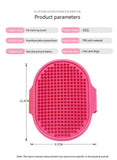 2907GP Soft Rubber Dog Cat Brush Pet Bath Silicone Comb Massage Comb Hair Remover Pet Supplies Dog Grooming Wash Cleaning Equipment