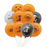 10/30pcs 12inch Scary Halloween Pumpkin Ghost Spider Latex Balloons Kids Globo Air Baloons Happy Helloween Birthday Party Supply