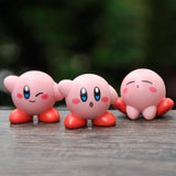 6Pcs/Set Anime Kirby Action Figures Pvc Model Doll Toys Collection Table Top Car Ornament For Children Birthday Surprise Gift