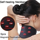 Massager Neck Relaxation Warmer Cervical Disc Therapy Self-heating Pad Neck Care Collar Neck Support Magnetic Neckband