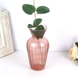 Modern Minimalist New Glass Jar Shaped Vase With Hydroponic Stripes French Artistic And Creative Home Decoration Ornaments