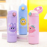 420ML Cartoon Thermos Bottle Stainless Steel Thermal Mug Kids Thermal Water Bottle Vacuum Flask Insulated Cup Tumbler Thermo Cup