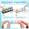 Light-Up Click Keycap Fidget Keychain