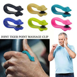 Acupressure Hand Pressure Point Clip Snake Shape Relieve Pain Portable Finger Point Massager for Thumbs Headache Blood