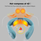 Portable Cervical Massager Neck Care Device Shoulder Cervical Low Frequency Pulse Massage Constant Temperature Hot Compress