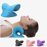 New Massage Pillow Neck Shoulder Cervical Chiropractic Traction Device Head Back Relax for Pain Relief Body Massager