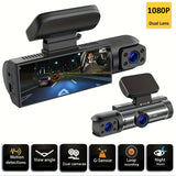 Loop Record Dashcam 3.16 Inch Screen Camcorder 170 Degree Wide Angle Car Dash Cam With WiFi Black Box Night Vision Cam G-Sensor