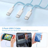 66W Fast Charger 6A USB C to Type C Cable For Apple