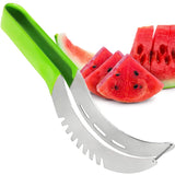 1007GG Stainless Watermelon Slicer Cutter Knife with Non-slip Plastic Wrap Handle Fruit Tools Kitchen Gadgets for Pineapple Cantaloupe