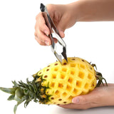 Stainless Steel Strawberry Huller Fruit Peeler Pineapple Corer Slicer Cutter Kitchen Knife Gadgets Pineapple Slicer Clips New