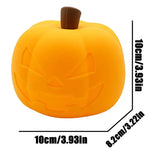 0709BA Pumpkin Light Cute Pumpkin Silicone Night Light Silicone Rechargeable Bedside Touch Lamp Funny Desk And Halloween Decor For