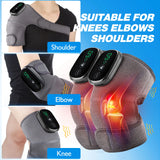 Electric Knee Tempreature Massager Fomentation Vibration Massage Device Shoulder Elbow Joint Heating Knee Pad Blood Circulation