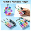 Light-Up Click Keycap Fidget Keychain
