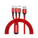 3 In 1 Micro USB Type C Charger Cable Multi Usb Port