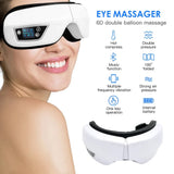 6D Eye Massage Instrument Smart Airbag Vibration Eye Care Hot Compress Bluetooth Eye Massager Glasses Fatigue Pouch & Wrinkle