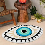 0407BA Thickened non slip eye pattern carpet doormat bathroom mat home decoration