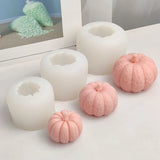 1009BA Halloween Pumpkin Silicone Candle Mold DIY Gypsum resin Epoxy Ice Cube Chocolate Baking Mould Holiday Souvenirs Home Decor Gifts