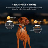 0407GP MiCODUS 4G Dog GPS Tracker Hunting Dogs Collar MP50G 4000mAh Waterproof IPX7 Realtime Track Route Playback Speaker Web & APP