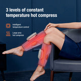 Remote Control Air Pressure Leg Massager Blood Circulation Warm Calf Massager Machine Hot Compress Kneading Foot Leg Massager