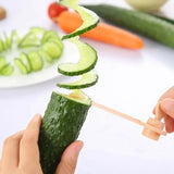 1007GG 1PC Potato Spiral Cucumber Blue Manual Cutter Carrot Spiralizer Spiral Salad Chopper Kitchen Gadget Home Vegetable Fruit Tool