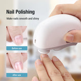 Rechargeable 2-In-1 Electric Nail Polish With Lighted Fingernail Toenail Pedicurist