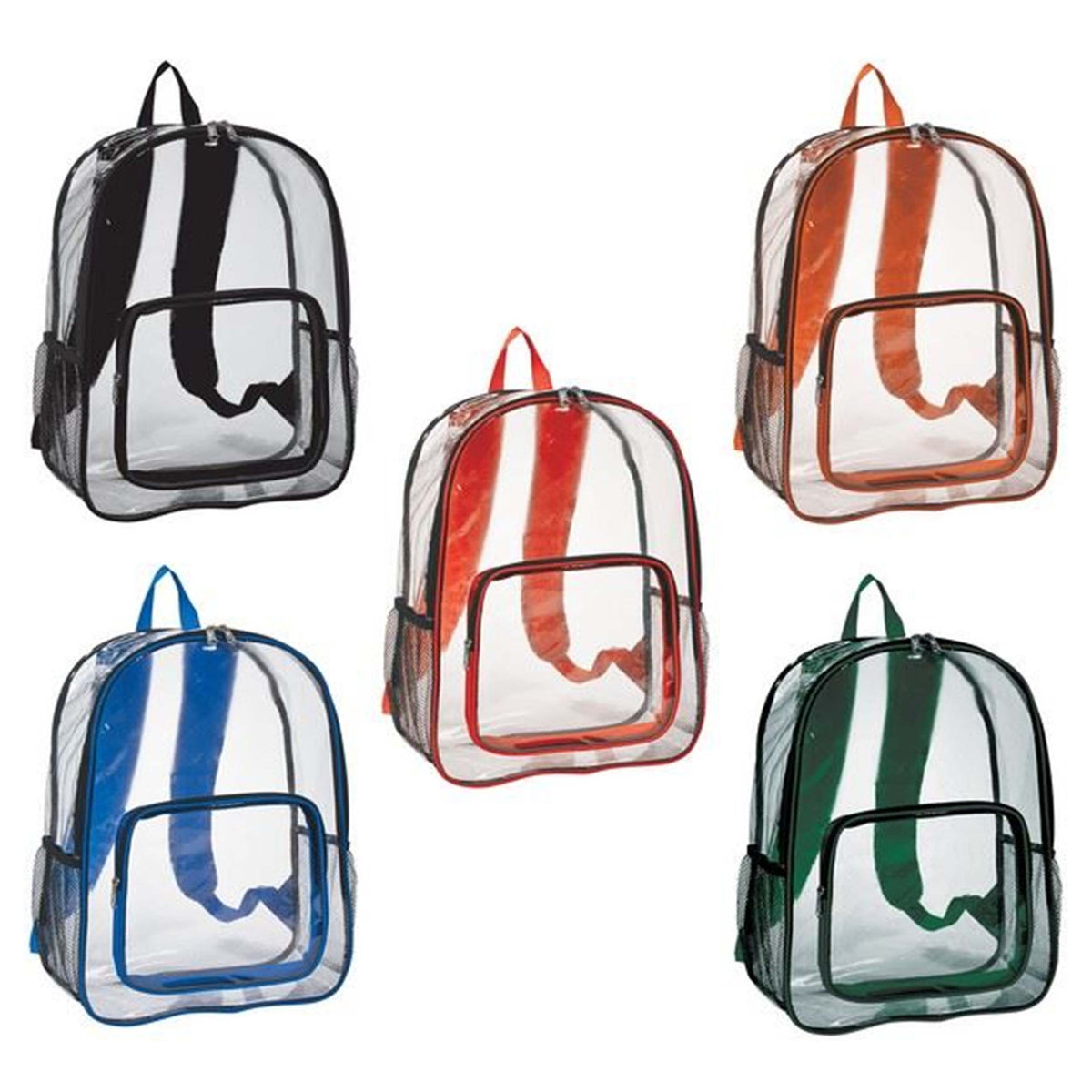 Clear Backpack - 13" x 18" x 6" inch