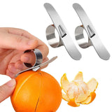 1007GG Stainless Steel Orange Peeler Citrus Pomelo Orange Fruit Skin Remover Peeler Cutter Small Kitchen Tools Peeling Kitchen Gadgets