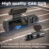 1080P Dash Cam for cars Car DVR Front And Inside Car Camera With IR Night Vision Loop Recording Wide Angle DVRs Dashcam Recorder