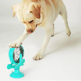 2808GP Dog Puzzle Toys Interactive Cat Slow Feeder Windmill Treat Dispensing Dog Toys with Powerful Suction Cup Cat Dog Treat Toy