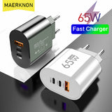 65W PD USB C Charger Quick Charge